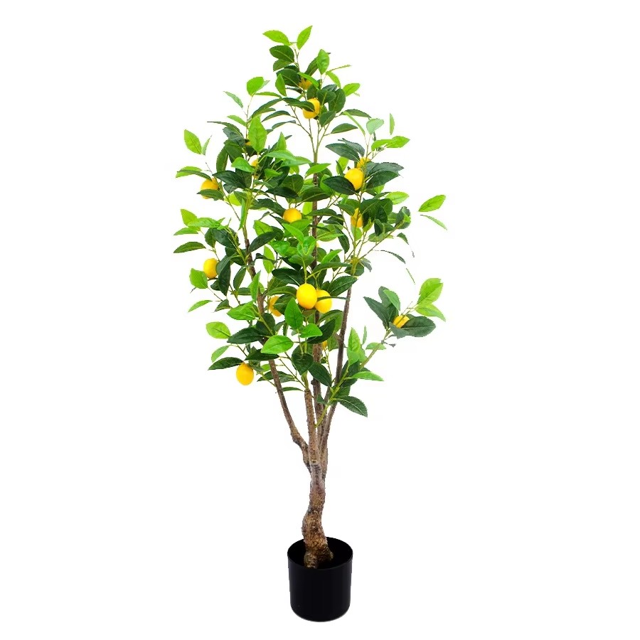 130cm high artificial lemon tree
