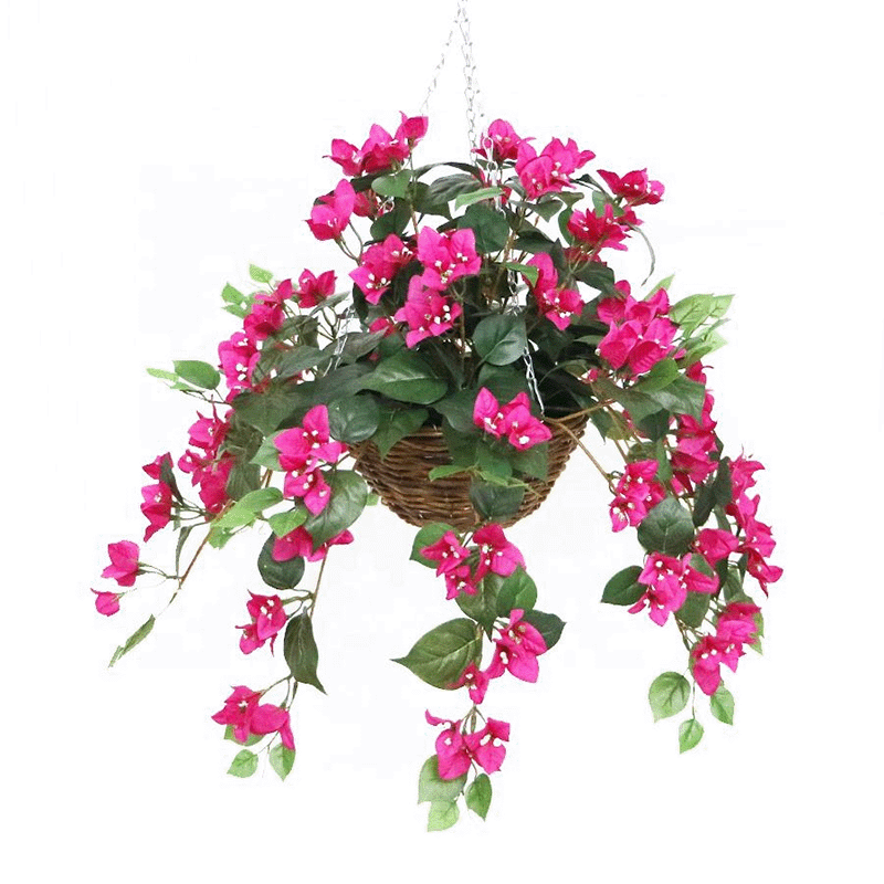 faux bougainvillea hanging