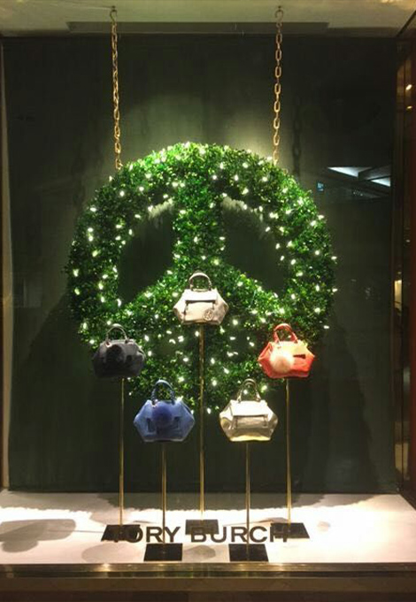 Tury Burch Window Display 2018