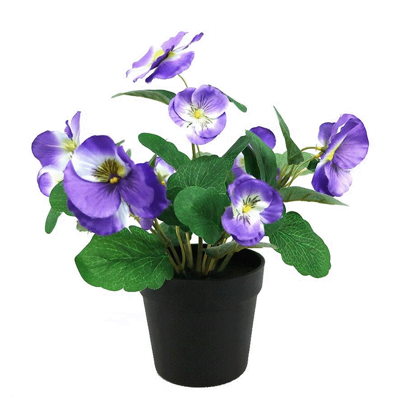 artificial pansy plant