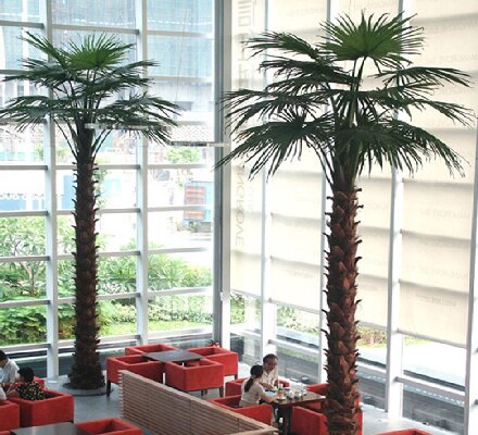 3-10m  high artificial large palm tree