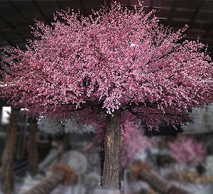 500cm high Artificial cherry blossom trees