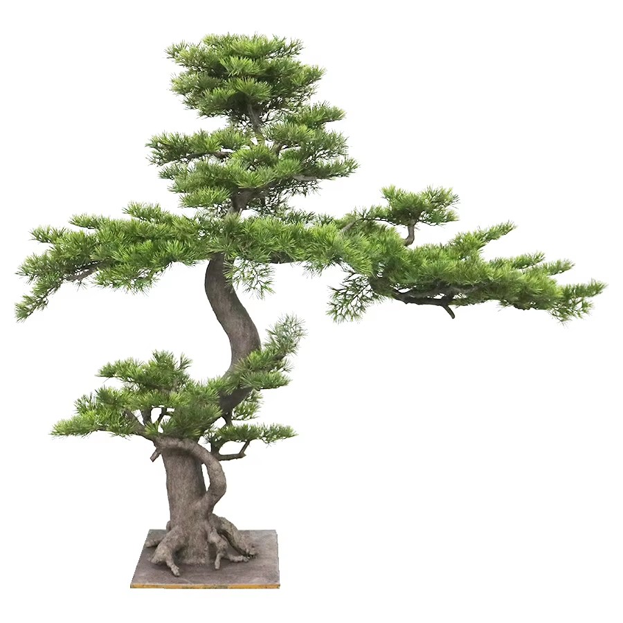large artificial pine tree
