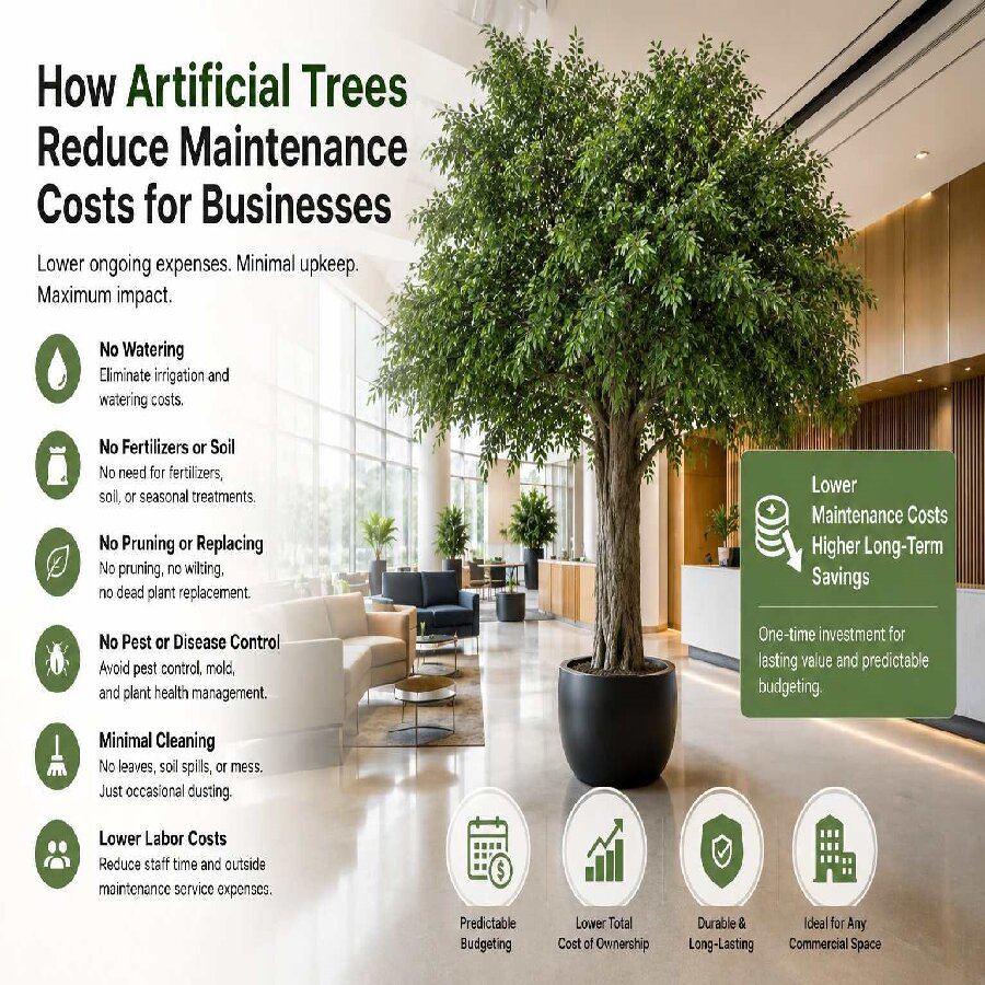 Why Artificial Trees Are a Smarter Investment for Cost-Conscious Businesses