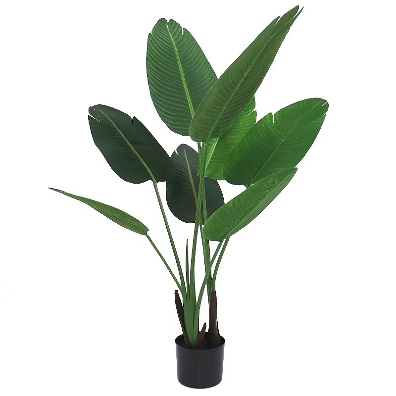 Fake banana leaf plant