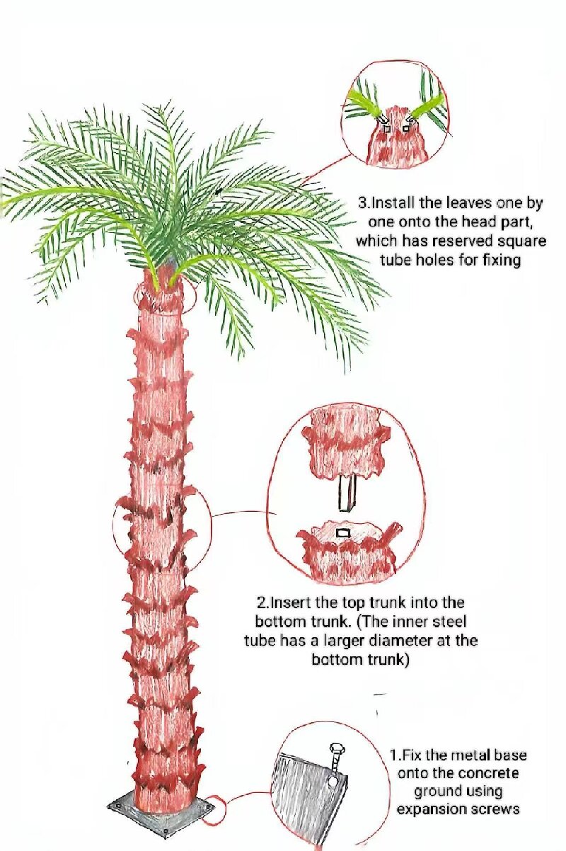 B2B Guide to Assembling Large Artificial Trees on Site