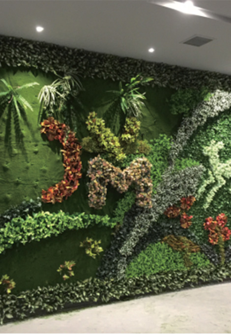 Custom Artificial Green Wall