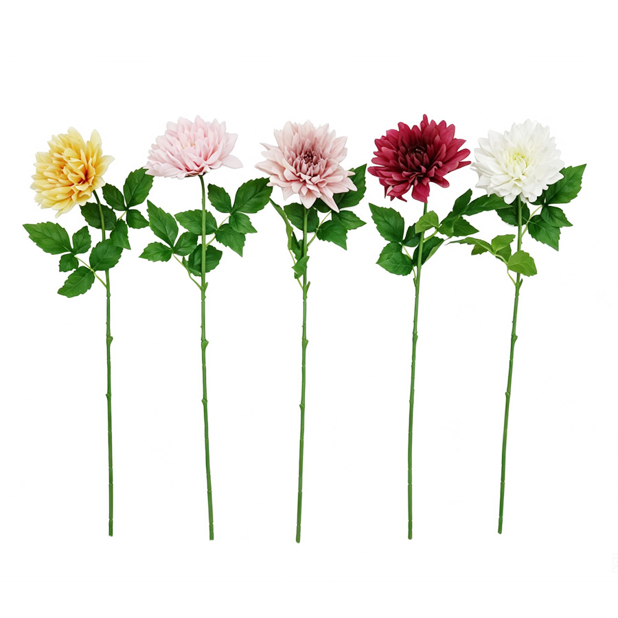 artificial spring dahlia stem artificial spring dahlia stem