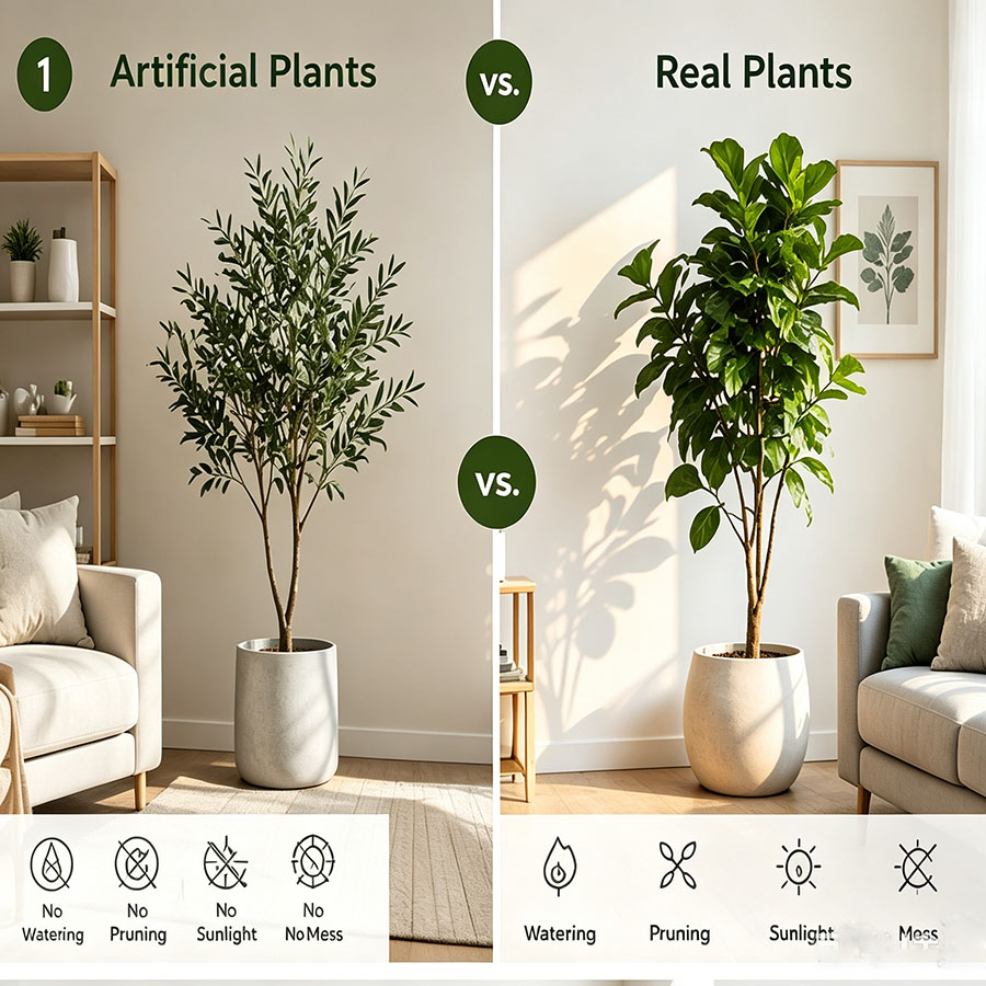 Artificial Plants vs. Real Plants: Which Is Better for Your Space?