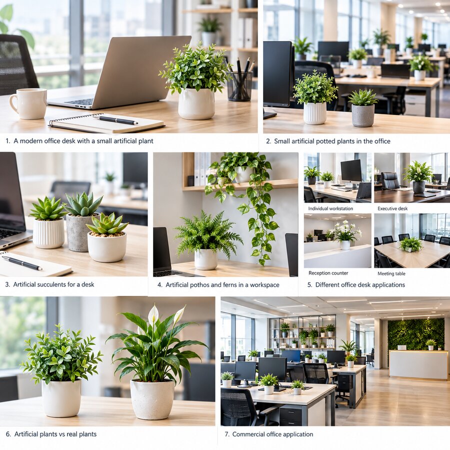 How to Choose Artificial Plants for an Office Desk